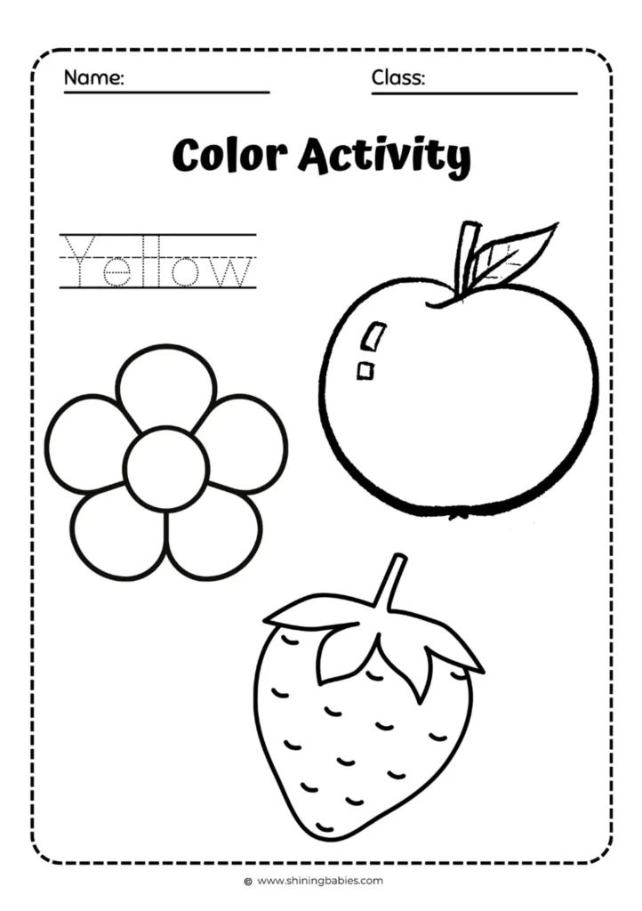 A variety of free printable coloring sheets for toddlers, featuring fun and simple designs such as animals, shapes, and everyday objects in bold outlines, ready for coloring.